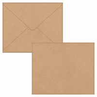 Конверты С3 (330х410 мм) КРАФТ, без клея, 90 г/м2, КОМПЛЕКТ 300 шт., треугольный клапан, 142755 112174