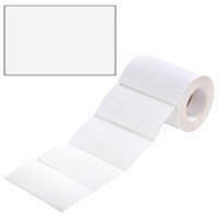 Этикетка ТермоЭко (100х50 мм), 500 этикеток в ролике, прозрачная подложка из пленки, светостойкость до 2 месяцев, 114508, 54166 114508