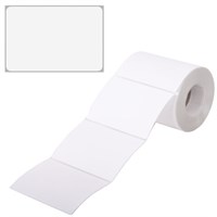 Этикетка ТермоЭко (100х72 мм), 500 этикеток в ролике, прозрачная подложка из пленки, светостойкость до 2 месяцев, 114524, 54217 114524