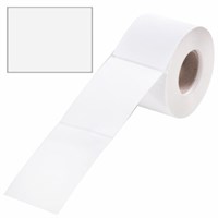 Этикетка ТермоЭко (58х90 мм), 500 этикеток в ролике, прозрачная подложка из пленки, светостойкость до 2 месяцев, 114507, 54246 114507