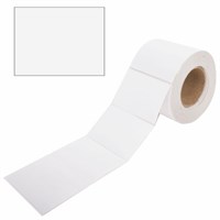 Этикетка термотрансферная ПОЛУГЛЯНЕЦ (58х40 мм), 700 этикеток в ролике, прозрачная подложка из пленки, 114514, 54250 114514