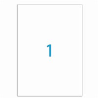 Этикетка самоклеящаяся 210х297 мм, 1 этикетка, белая, 70 г/м2, 50 листов, LOMOND, 2100005 121019