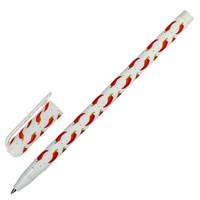 Ручка шариковая BRAUBERG SOFT TOUCH STICK "CHILI PEPPER", СИНЯЯ, мягкое покрытие, узел 0,7 мм, 143708 143708