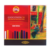 Пастель сухая художественная KOH-I-NOOR "Gioconda", 24 цвета, квадратное сечение, 8114024003KS 181056