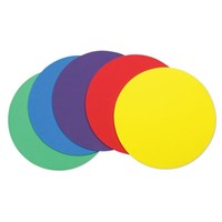 LER0745/5 Цветные тарелки для сортировки (мягкие коврики, 5 элементов)
