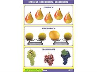 Таблица демонстрационная "Считаем, взвешиваем, сравниваем" (винил 70x100) 9458ED