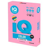 Бумага цветная IQ color, А4, 80 г/м2, 500 л., пастель, розовая, PI25 110675