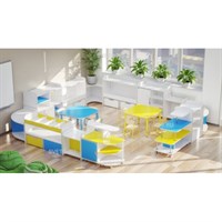 Набор стеллажей для игрушек и пособий 