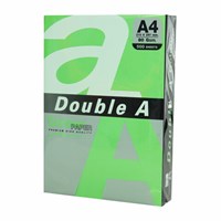 Бумага цветная DOUBLE A, А4, 80 г/м2, 500 л., интенсив, зелёная 115125