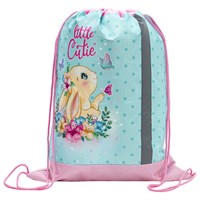 Мешок для обуви ЮНЛАНДИЯ, плотный, светоотражающая полоса, полиэстер, 46х36 см, 