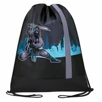 Мешок для обуви ЮНЛАНДИЯ, плотный, светоотражающая полоса, 46х36 см, 