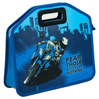 Папка-сумка ЮНЛАНДИЯ, 1 отделение, фетровые ручки, 34х30х11 см, 