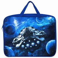 Папка на молнии с ручками BRAUBERG А4, 1 отделение, полиэстер, 80 мм, 