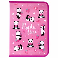 Папка для труда на молнии ЮНЛАНДИЯ А4, 1 отделение, откидная планка, органайзер, 