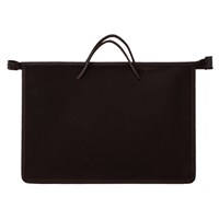 Папка на молнии с ручками ПИФАГОР, А4, 1 отделение, пластик, 55 мм, черная, 228236 228236