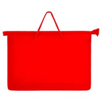 Папка на молнии с ручками ПИФАГОР, А4, 1 отделение, пластик, 55 мм, красная, 228234 228234