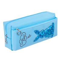 Пенал мягкий ЮНЛАНДИЯ, 2 отделения, полиэстер, 