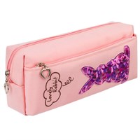 Пенал мягкий ЮНЛАНДИЯ, 2 отделения, полиэстер, 