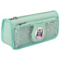 Пенал мягкий ЮНЛАНДИЯ, 2 отделения, полиэстер, 