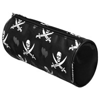 Пенал-косметичка BRAUBERG для учеников начальной школы, черный, 