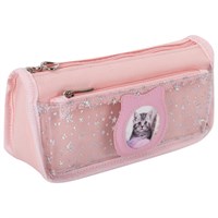 Пенал мягкий ЮНЛАНДИЯ, 2 отделения, полиэстер, 