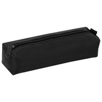 Пенал-тубус ПИФАГОР на молнии, текстиль, черный, 20х5 см, 104390 104390
