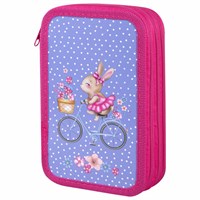 Пенал ПИФАГОР, 3 отделения, ламинированный картон, 19х11 см, 