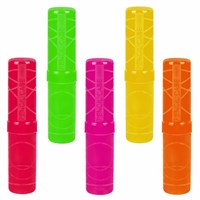 Пенал-тубус ПИФАГОР пластиковый, тонированный, ассорти, 5 цветов, 19,5х4,5 см, 271583 271583