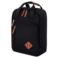 Рюкзак BRAUBERG FRIENDLY универсальный с длинными ручками, черный, 37х26х13 см, 270089 270089