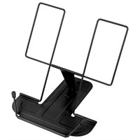 Подставка для книг и учебников BRAUBERG LINE, металлическая, черная, европодвес, 238213 238213