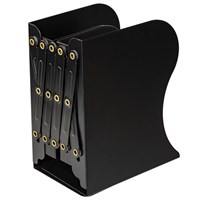 Подставка-держатель для книг и учебников BRAUBERG, раздвижная, металлическая, черная, 237904 237904