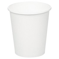 Стакан одноразовый бумажный 200/276 мл, D 80 мм, 50 шт., однослойный для холодного и горячего БЕЛЫЙ, СКАНДИПАКК, -0000, 771S70900-0000 606901