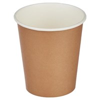 Стакан одноразовый бумажный 200/276 мл, D 80 мм, 50 шт., однослойный для холодного/горячего, Craft 2.0, СКАНДИПАКК, -2201, 771S70900-2201 606899