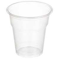 Стакан одноразовый 100 мл, ПЛОТНЫЙ, пластиковый ПП, прозрачный, КОМПЛЕКТ 100 шт, 608258, 46025266532 608258