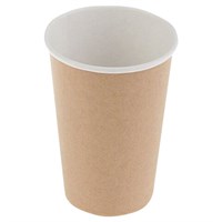 Стакан одноразовый бумажный 300/425 мл, D 90 мм, 50 шт., однослойный для холодного/горячего, Craft 2.0, СКАНДИПАКК, -2202, 77111200-2202 606900