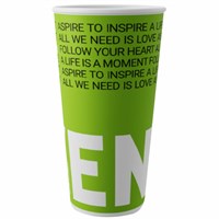 Стакан одноразовый бумажный 500/666 мл, D 90 мм, 50 шт., однослойный для холодного, Enjoy new, СКАНДИПАКК, -5135 608699