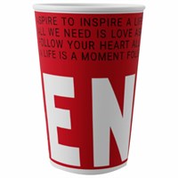 Стакан одноразовый бумажный 300/379 мл, D 90 мм, 100 шт., однослойный для холодного, Enjoy new, СКАНДИПАКК, -5133 608698