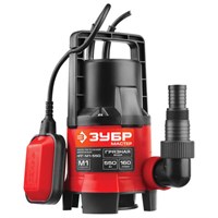 Дренажный насос для грязной воды ЗУБР НПГ-М1-550, 550 Вт, 160 л/мин, погружной, НПГ-М1-550 671139