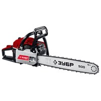 Бензопила ЗУБР ПБЦ-М62-50, 3500 Вт, 11000 об/мин, объем двигателя 62 см3, 4,76 л.с., ПБЦ-М62-50 671144