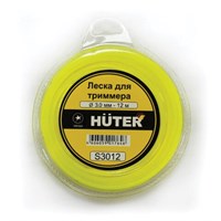 Леска для триммера HUTER S3012, ЗВЕЗДА, 3 мм, 12 м, 71/2/2 671218