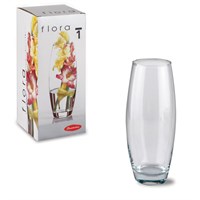 Ваза для цветов, овальная, высота 260 мм, стекло, PASABAHCE 