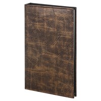 Фотоальбом BRAUBERG на 156 фото 10х15 см, под гладкую кожу, на кольцах, коричневый, 390470 390470