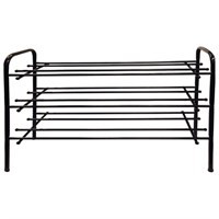 Полка для обуви ПО-3/70, 700х265х540 мм, 3 полки, металл чёрный 531199