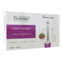 Чай TEATONE фруктовый со вкусом лесных ягод, 100 стиков по 2 г, 1257 622808