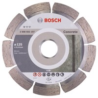 Диск алмазный сегментный 125х22,23 мм, толщина 1,6 мм, сухая резка, BOSCH Stf Concrete 2608602197 671188
