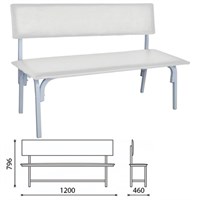 Банкетка со спинкой 