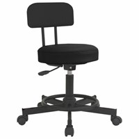 Стул кресло оператора РС12, без подлокотников, кожзам, черное, РС01.00.12-201- 531645