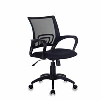 Кресло CH-695N/BLACK, с подлокотниками, сетка, черное 531960