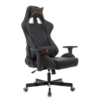 Кресло компьютерное Knight ARMOR, 2 подушки, экокожа премиум, черное, 1628888 532695