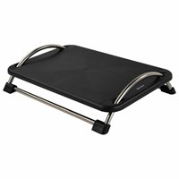 Подставка для ног BRAUBERG офисная, 43,5х33 см, регулируемый угол наклона, черная, 531488 531488